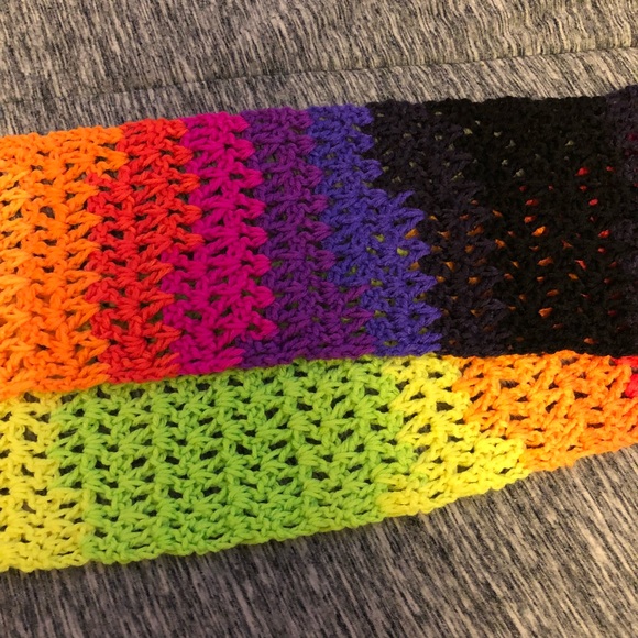 🙀last chance🙀 Handmade rainbow infinity scarf - Picture 3 of 3